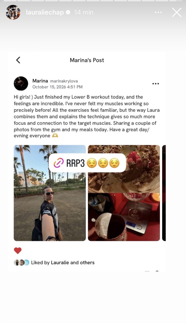 Marina's review of Lauralie's membership