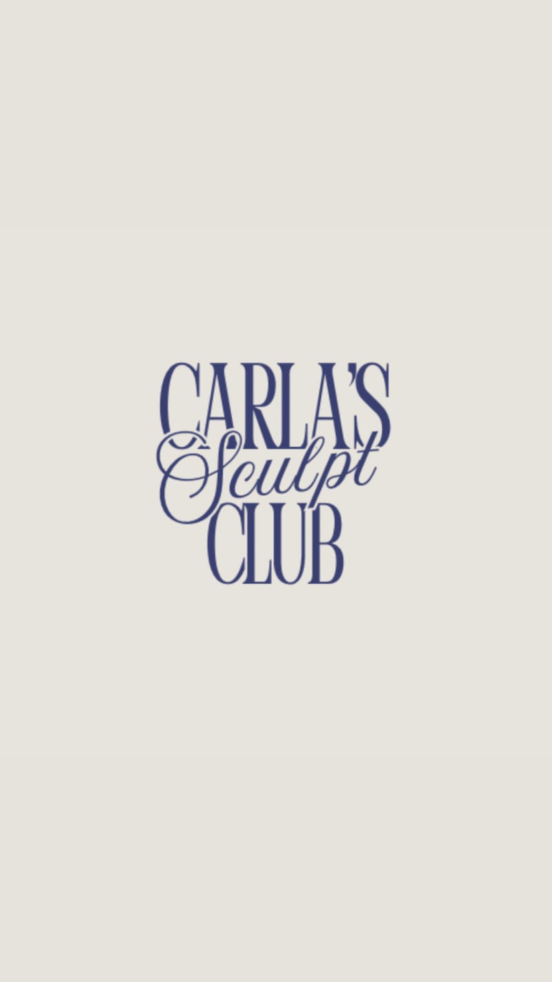 Carla’s Sculpt Club membership landing page