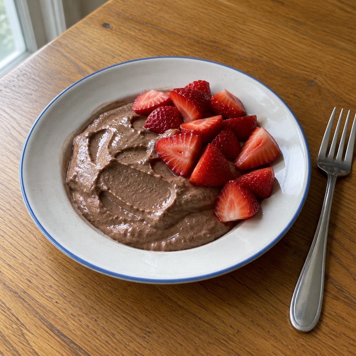 Chocolate protein pudding