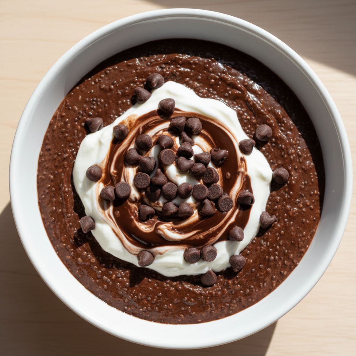 Silky Chocolate Protein Pudding with Greek Yogurt