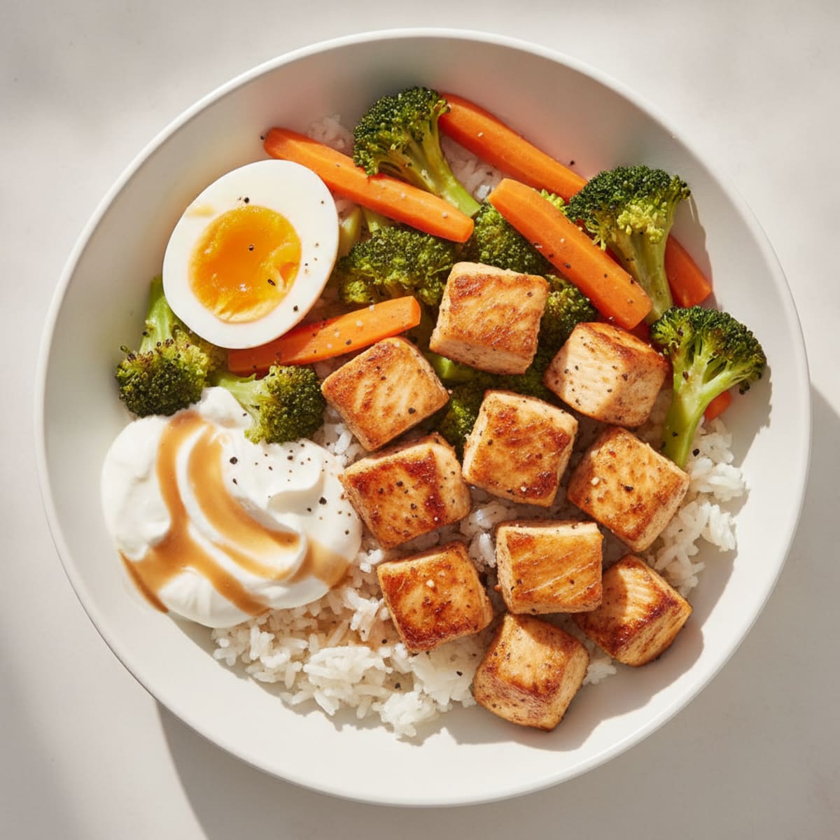Savory Chicken and Broccoli Protein Bowl