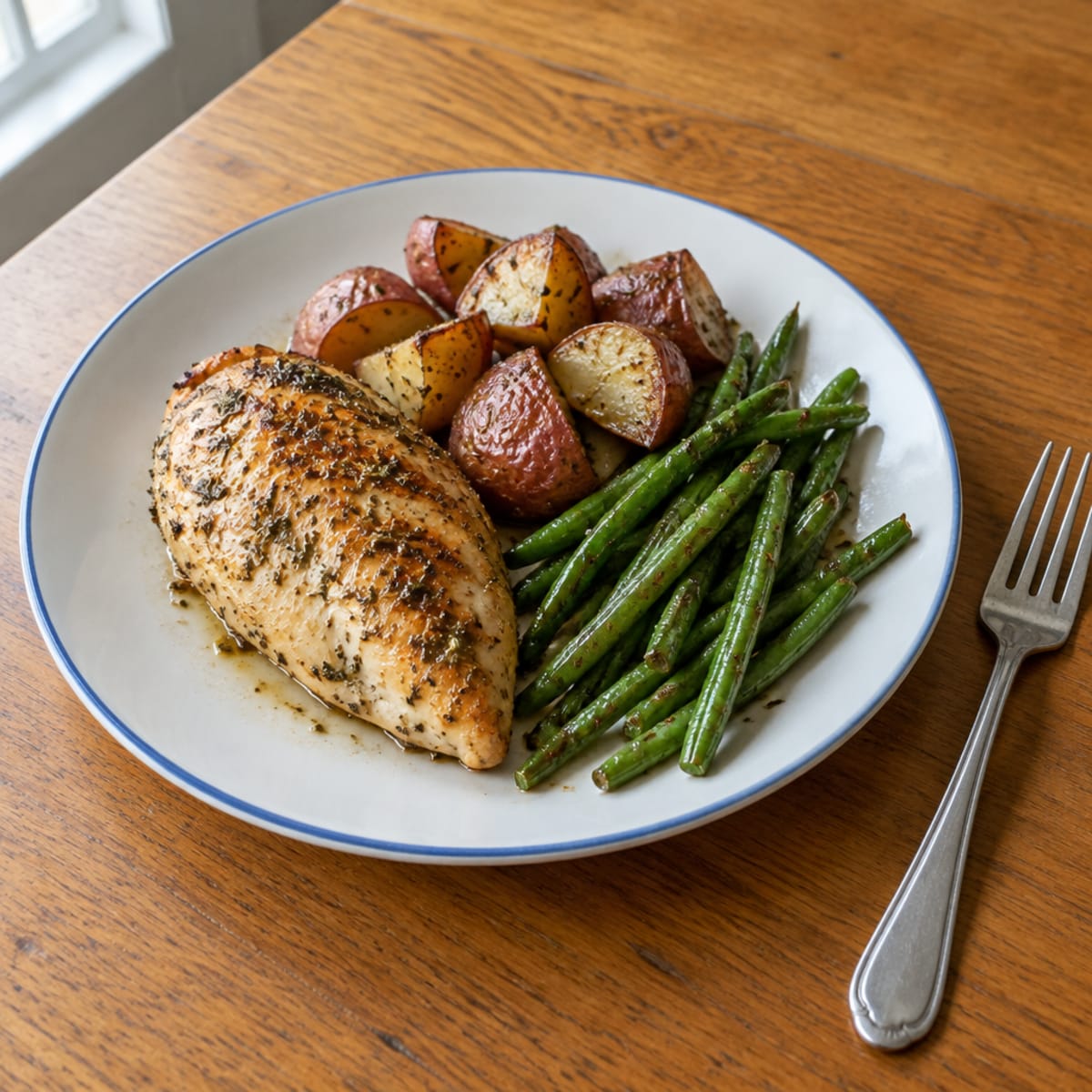 Lemon herb roasted chicken