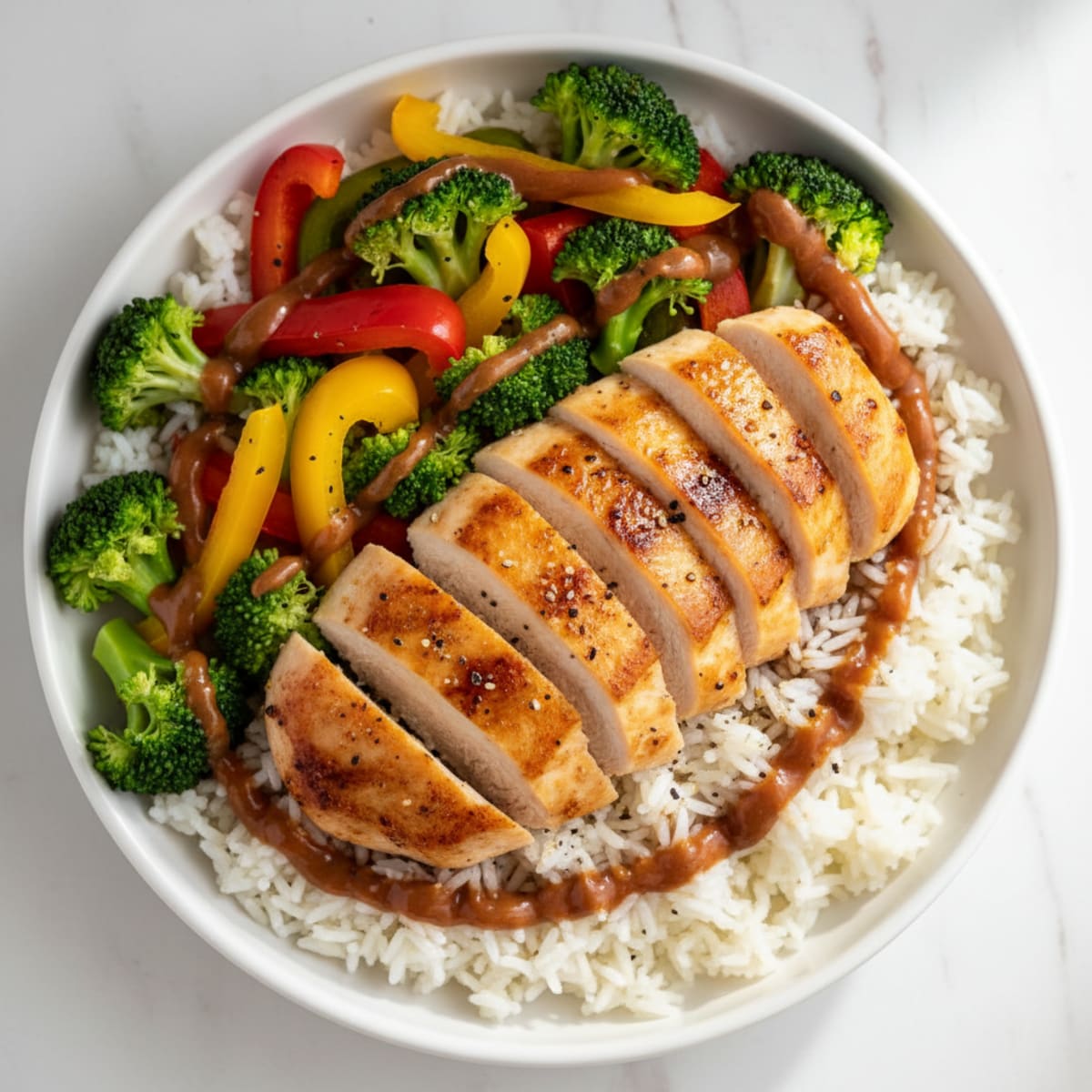 Chicken and Vegetable Power Bowl