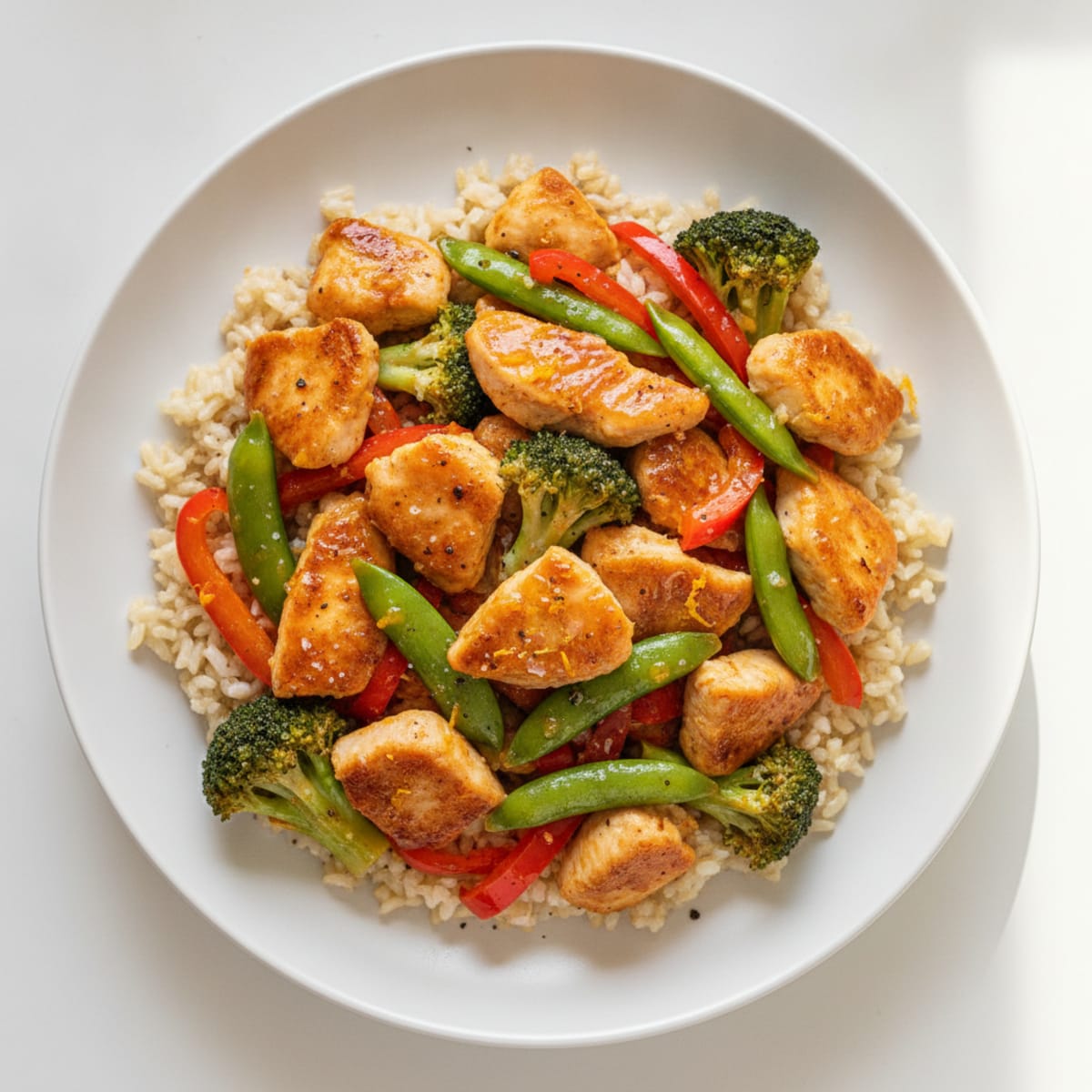 Orange Glazed Chicken Stir-Fry