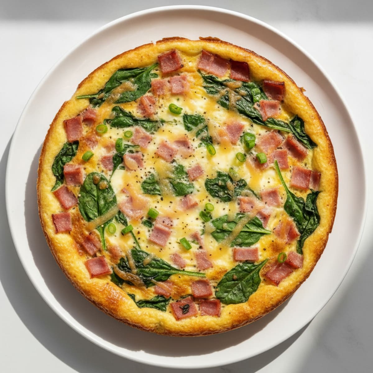 Savory Ham and Swiss Quiche