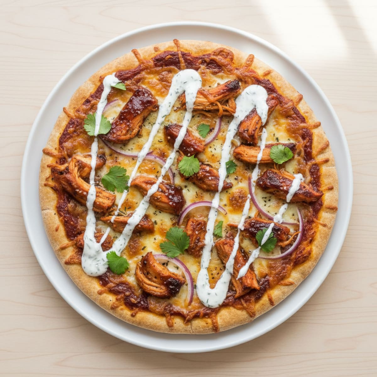 BBQ Ranch Chicken Pizza
