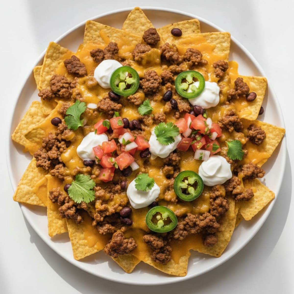 Loaded Beef Nachos Grande