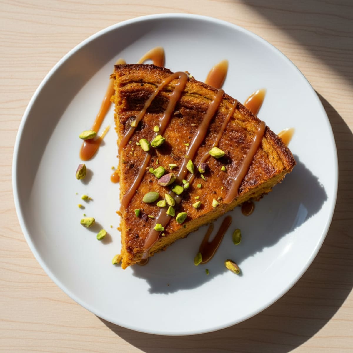 Spiced Crustless Pumpkin Pie