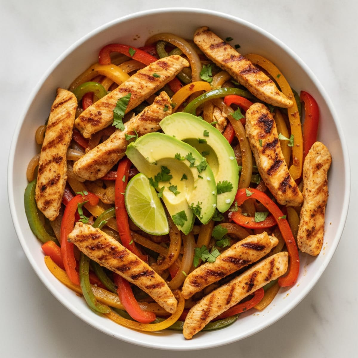 Chicken Fajita Skillet with Peppers