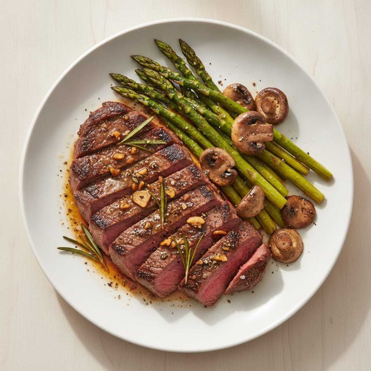 Garlic Herb Steak with Roasted Vegetables