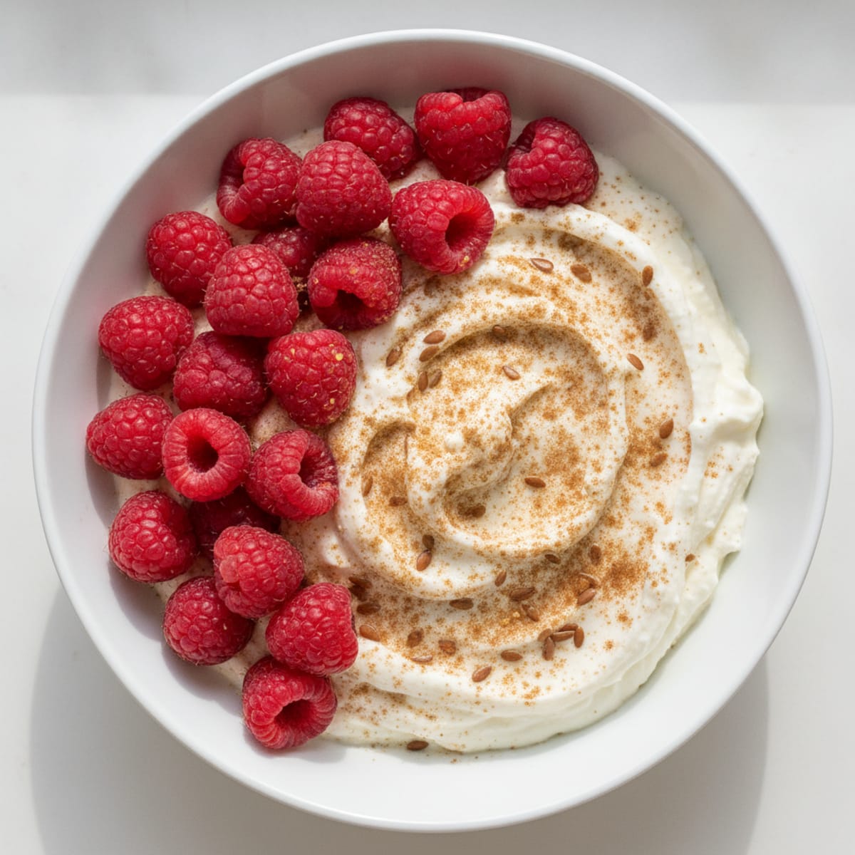 Cinnamon Raspberry Protein Power Bowl