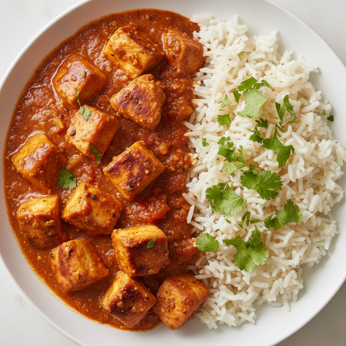 Spiced Butter Chicken with Basmati Rice