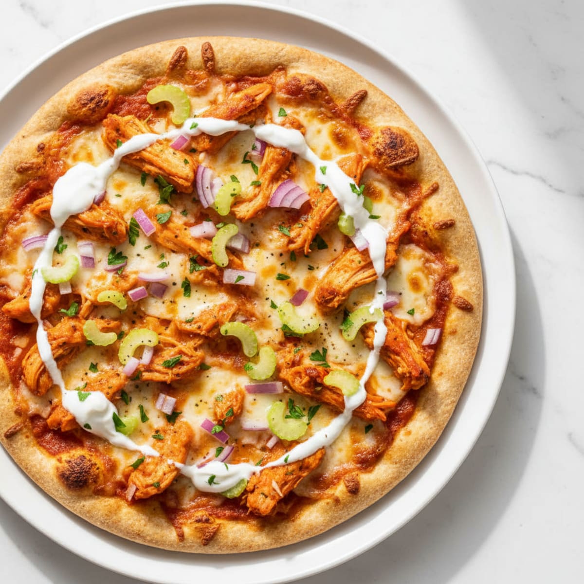 Buffalo Chicken Pizza
