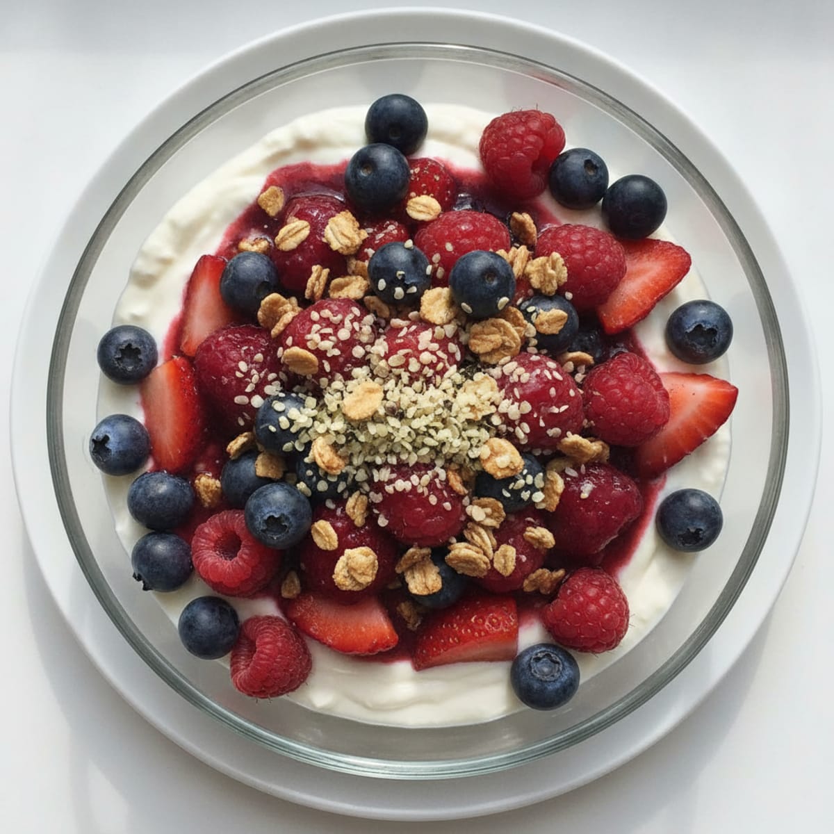 Creamy Greek Yogurt Protein Parfait with Mixed Berries