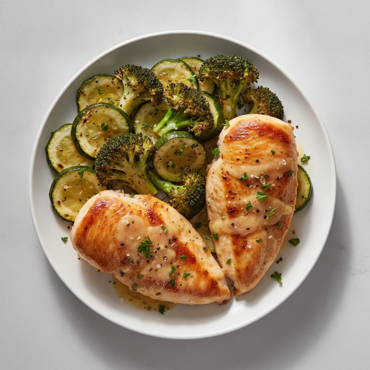 Lemon Herb Chicken with Roasted Vegetables