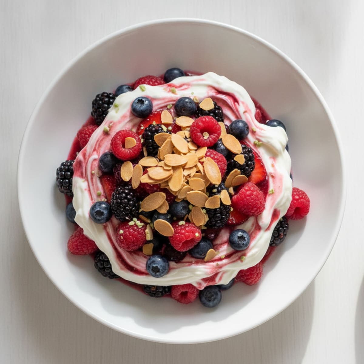 Creamy Greek Yogurt Protein Parfait with Mixed Berries