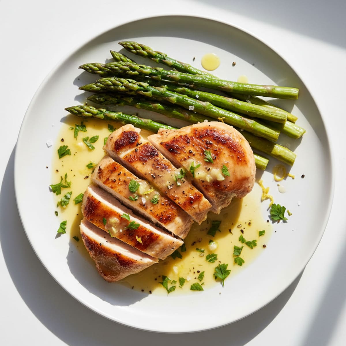 Pan-Seared Chicken with Lemon-Herb Sauce