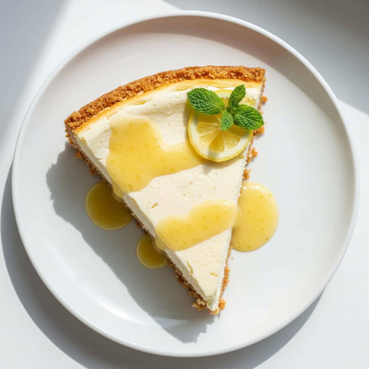 Silky Greek Yogurt Protein Cheesecake