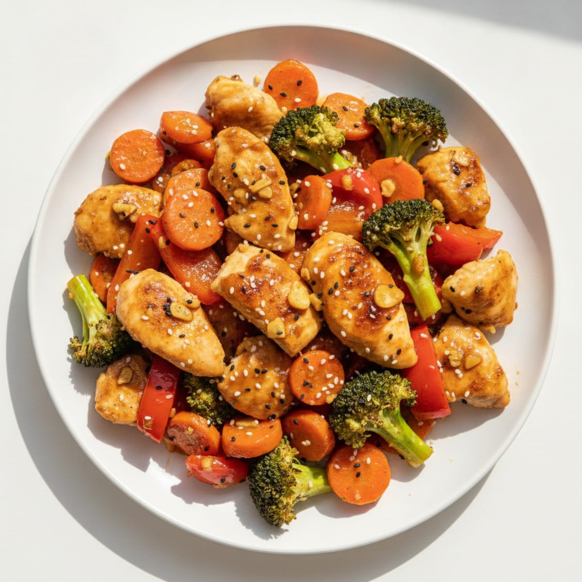 Teriyaki Chicken with Roasted Vegetables