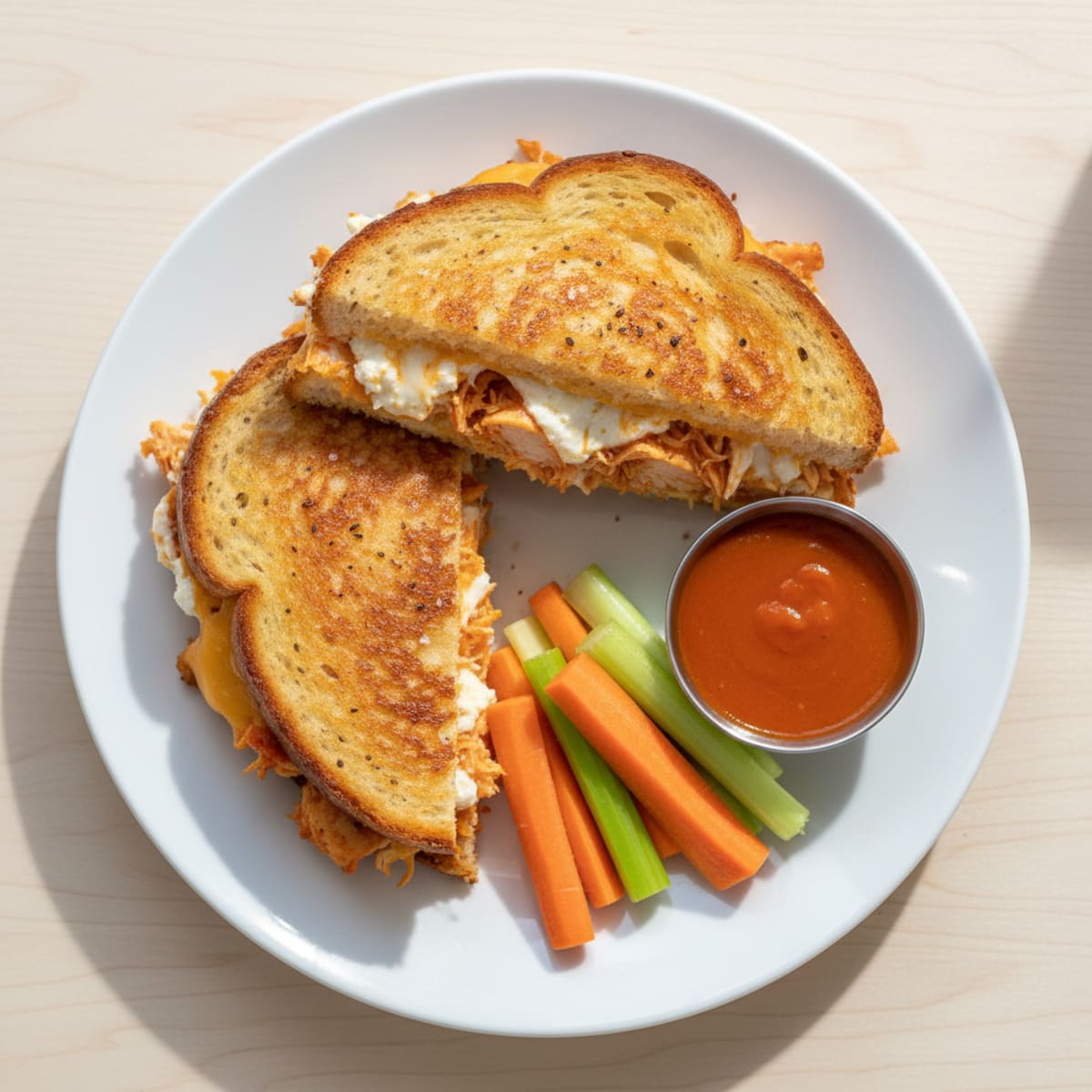 Buffalo Chicken Meltdown Sandwich