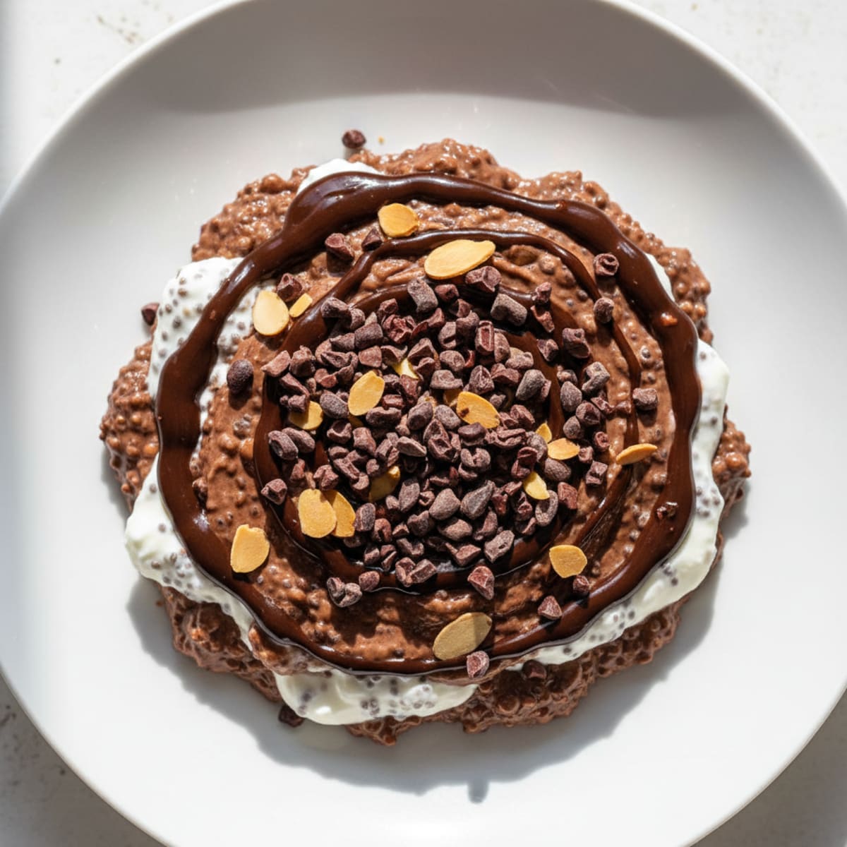 Chocolate Protein Pudding with Chia Seeds