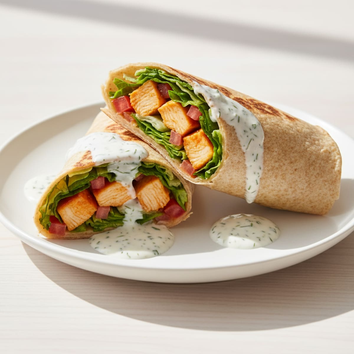Buffalo Ranch Chicken Wrap