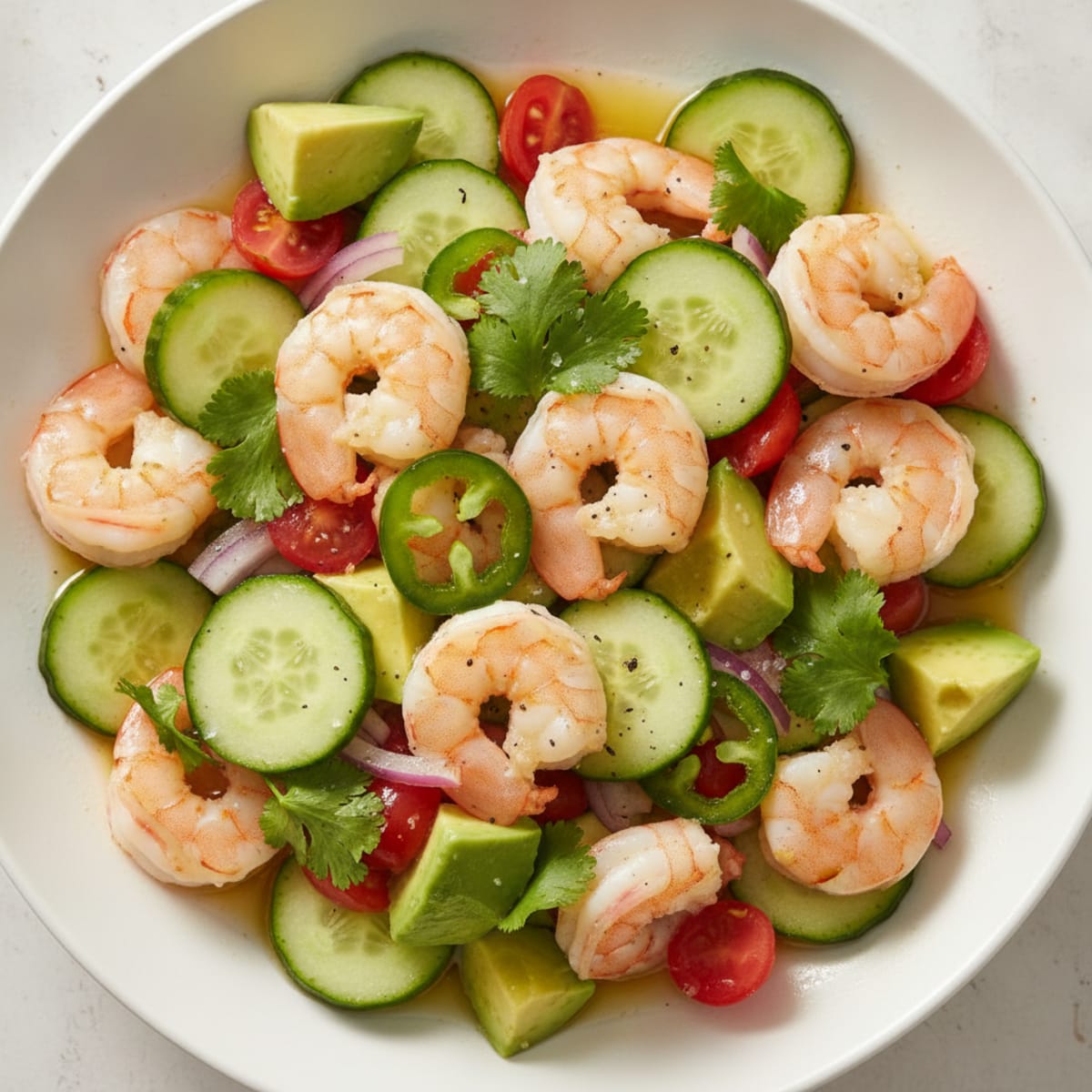 Shrimp Avocado Ceviche with Citrus
