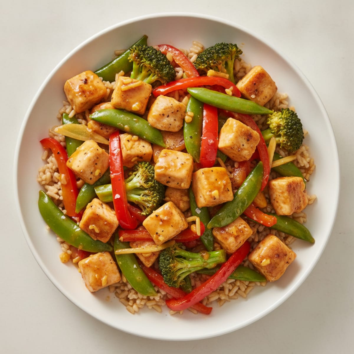 Orange Glazed Chicken Stir-Fry