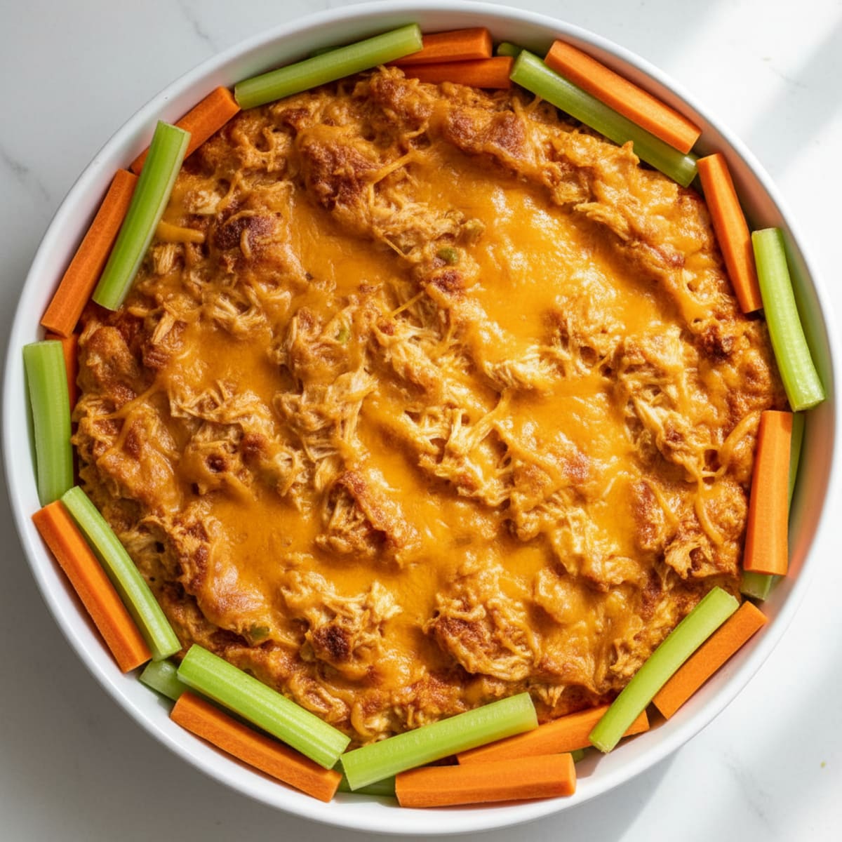 Buffalo Chicken Baked Dip