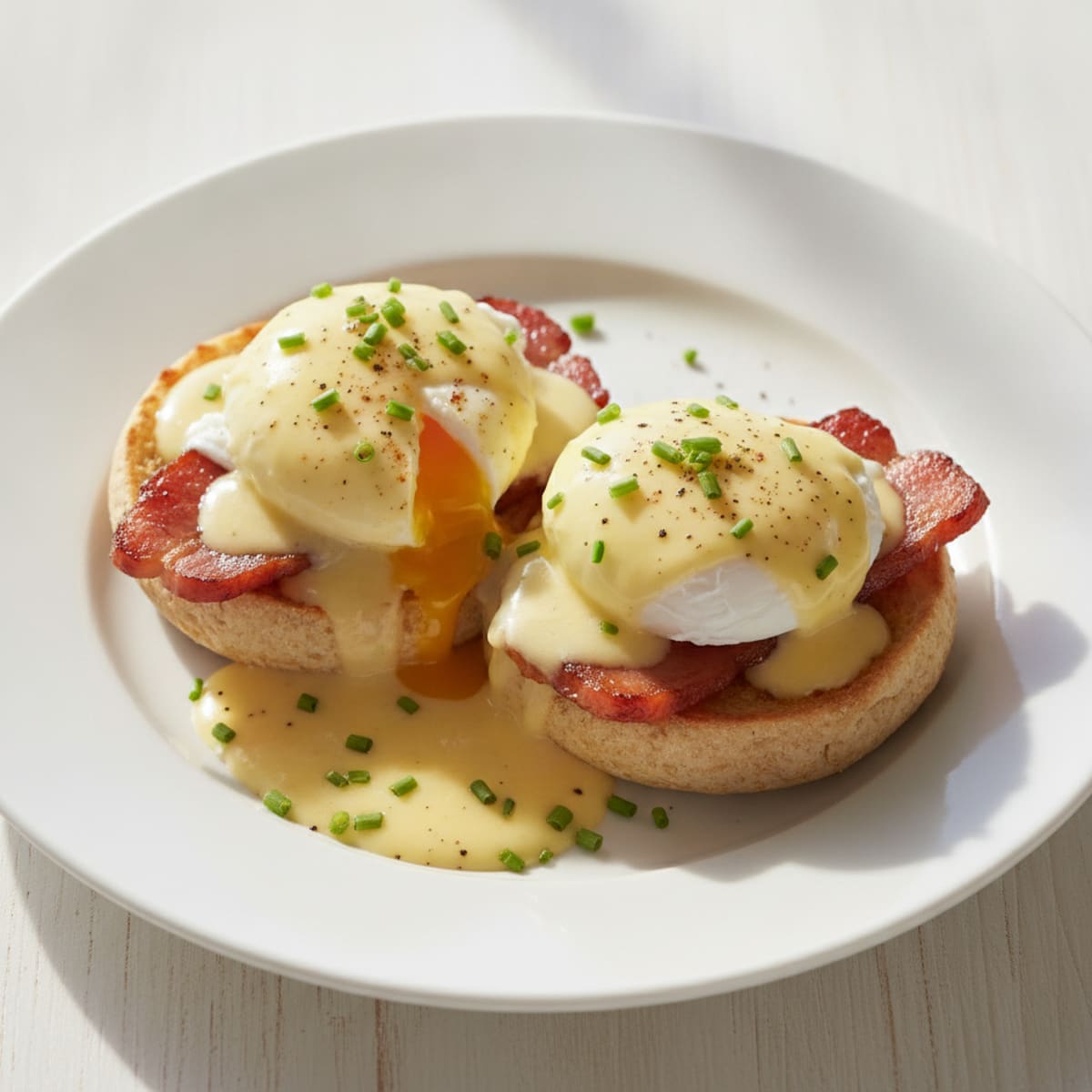 Classic Eggs Benedict with Hollandaise