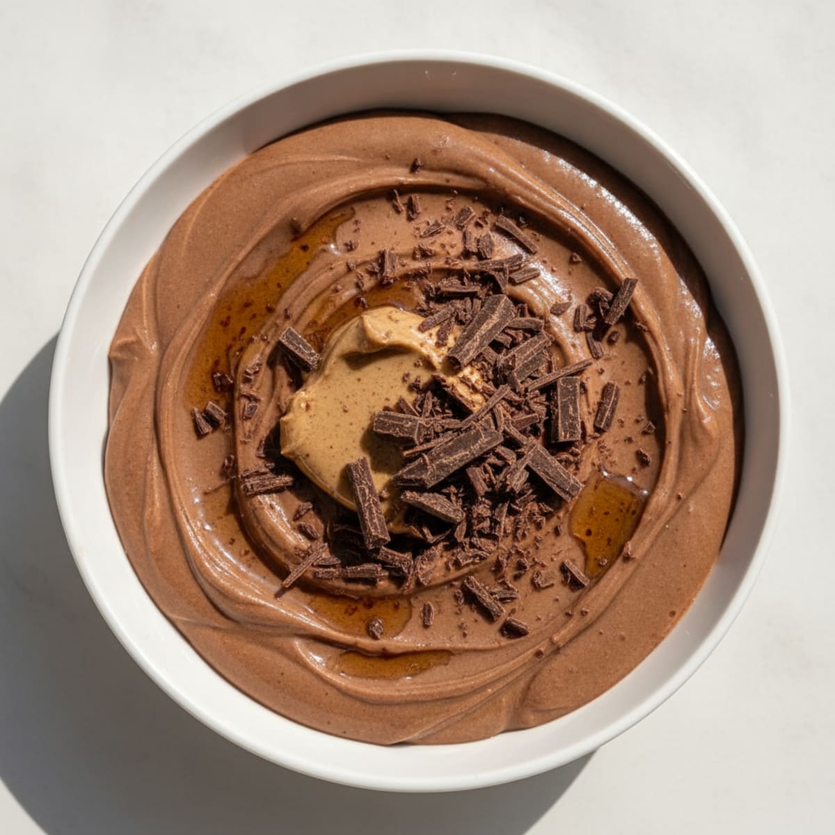 Silky Chocolate Protein Mousse with Greek Yogurt