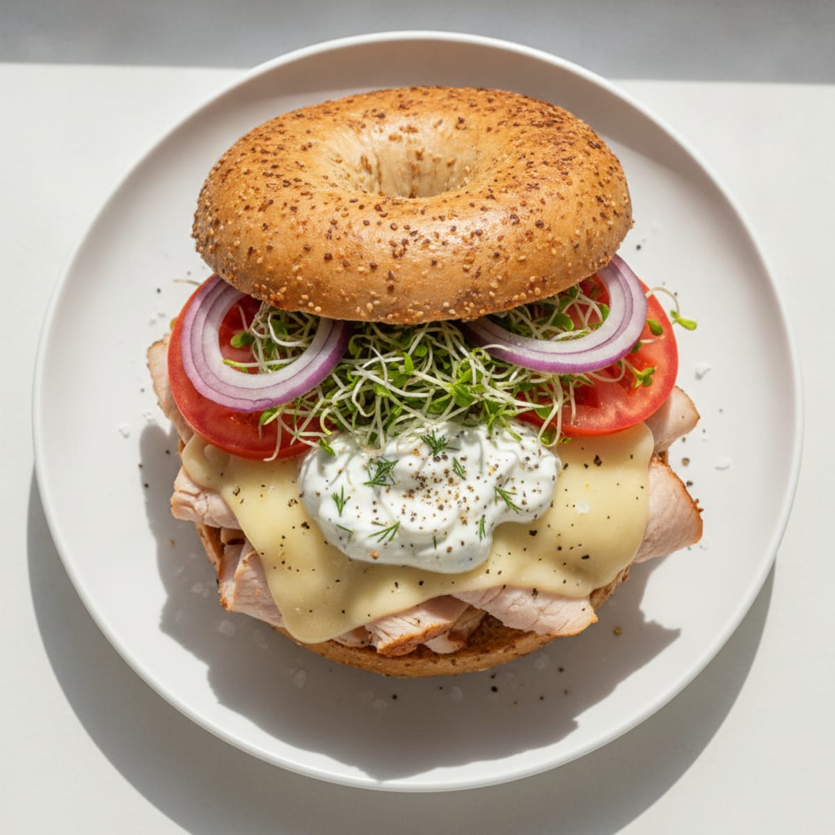 New York Style Bagel Protein Melt