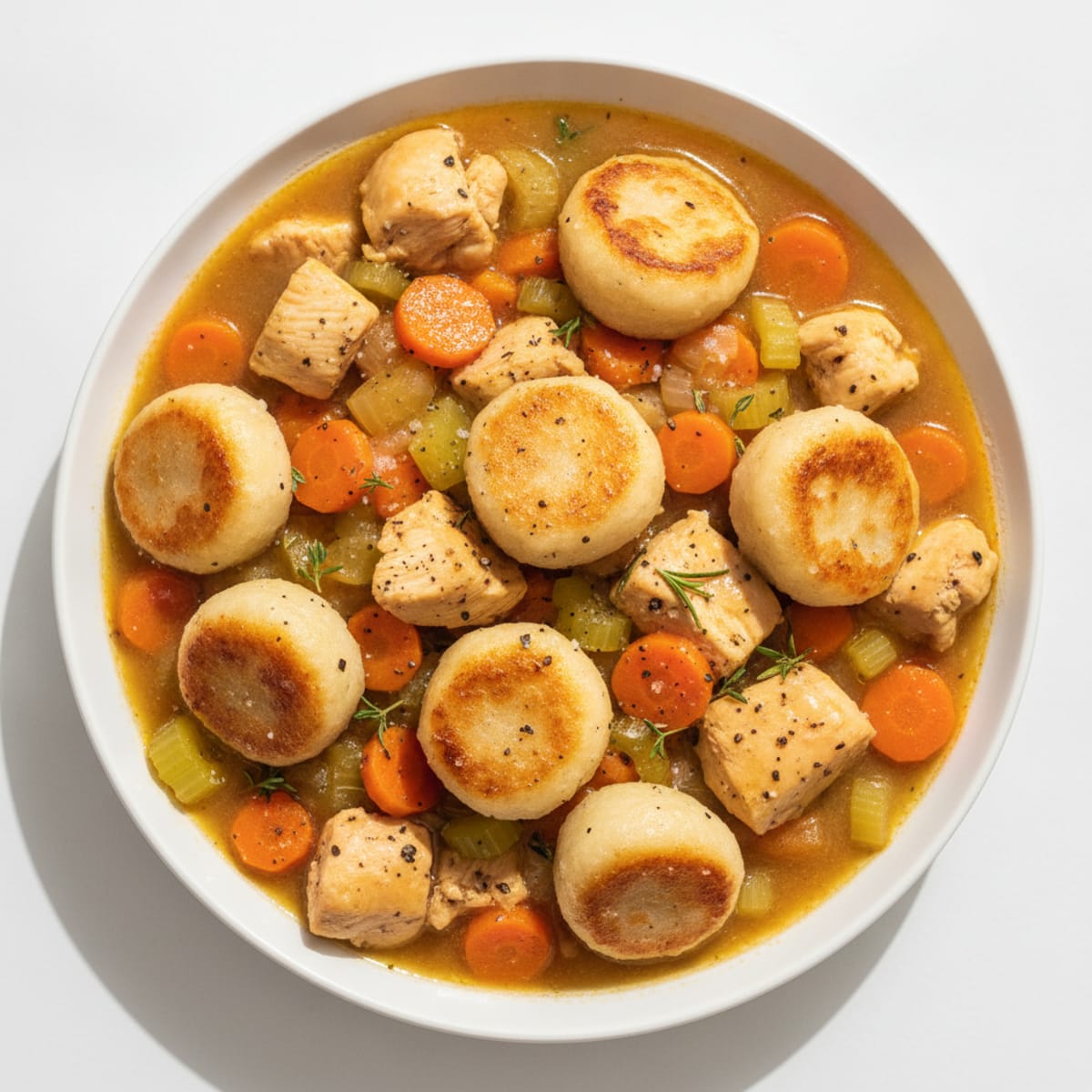 Homestyle Chicken and Herb Dumplings