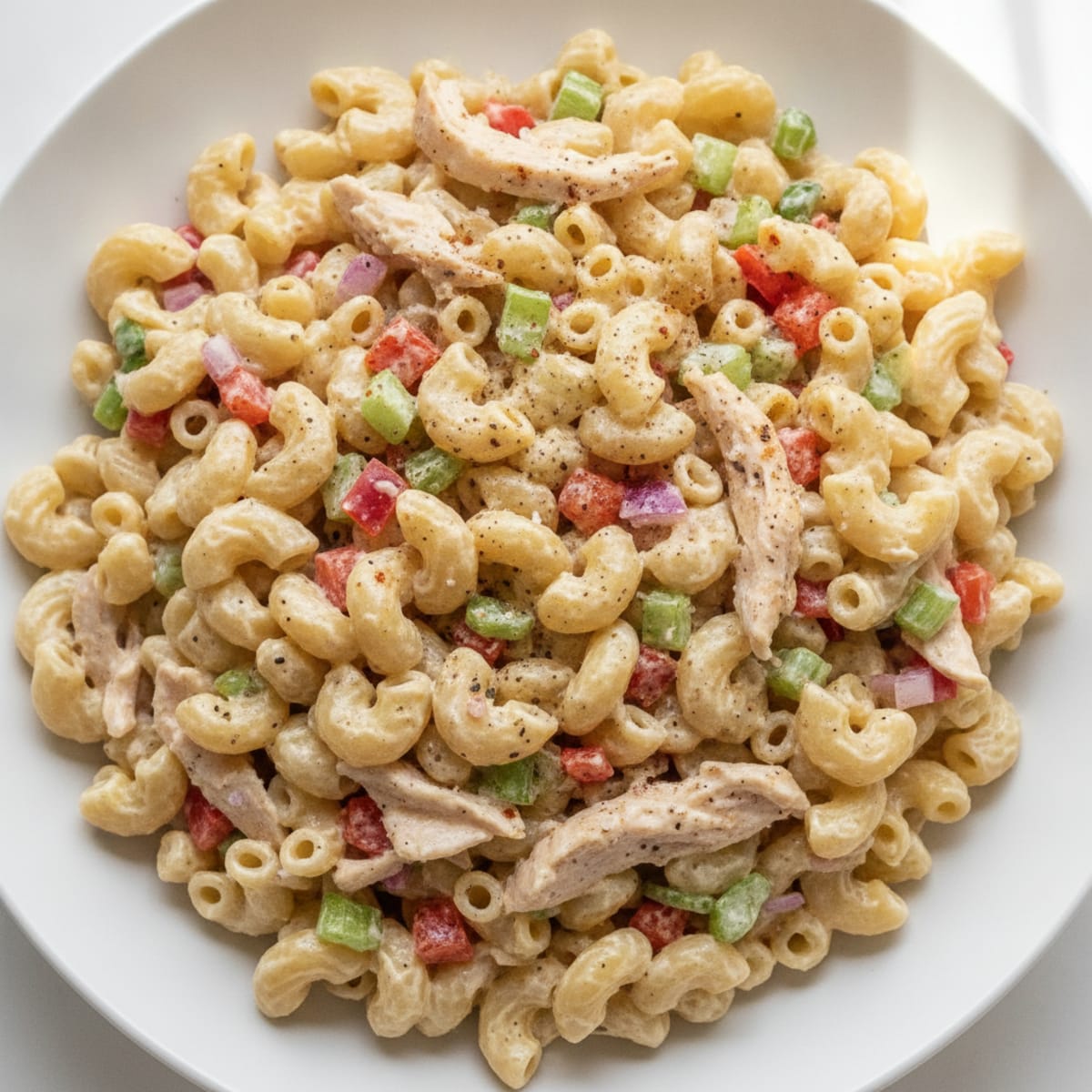Classic Macaroni Salad with Creamy Dressing