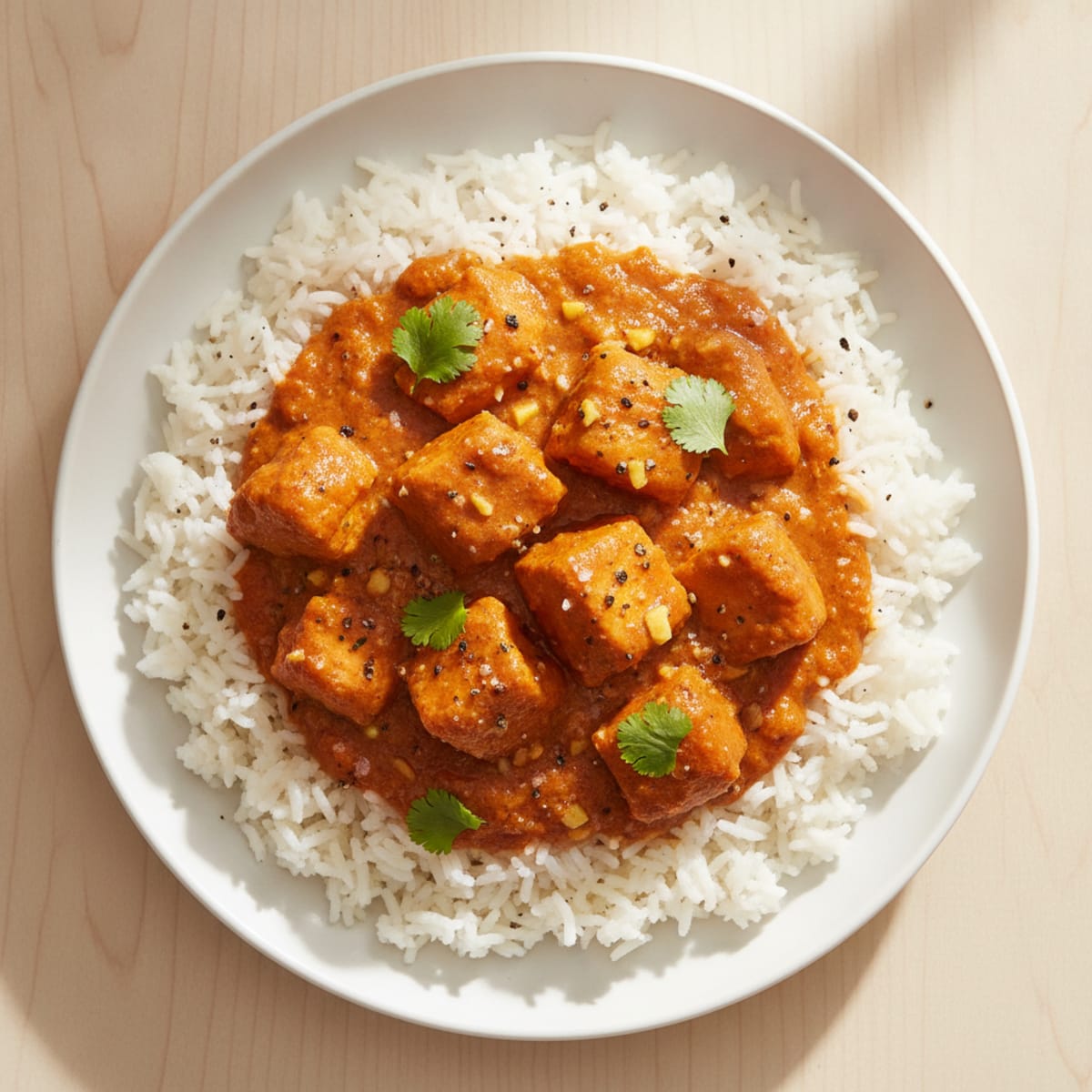 Spiced Butter Chicken with Basmati Rice