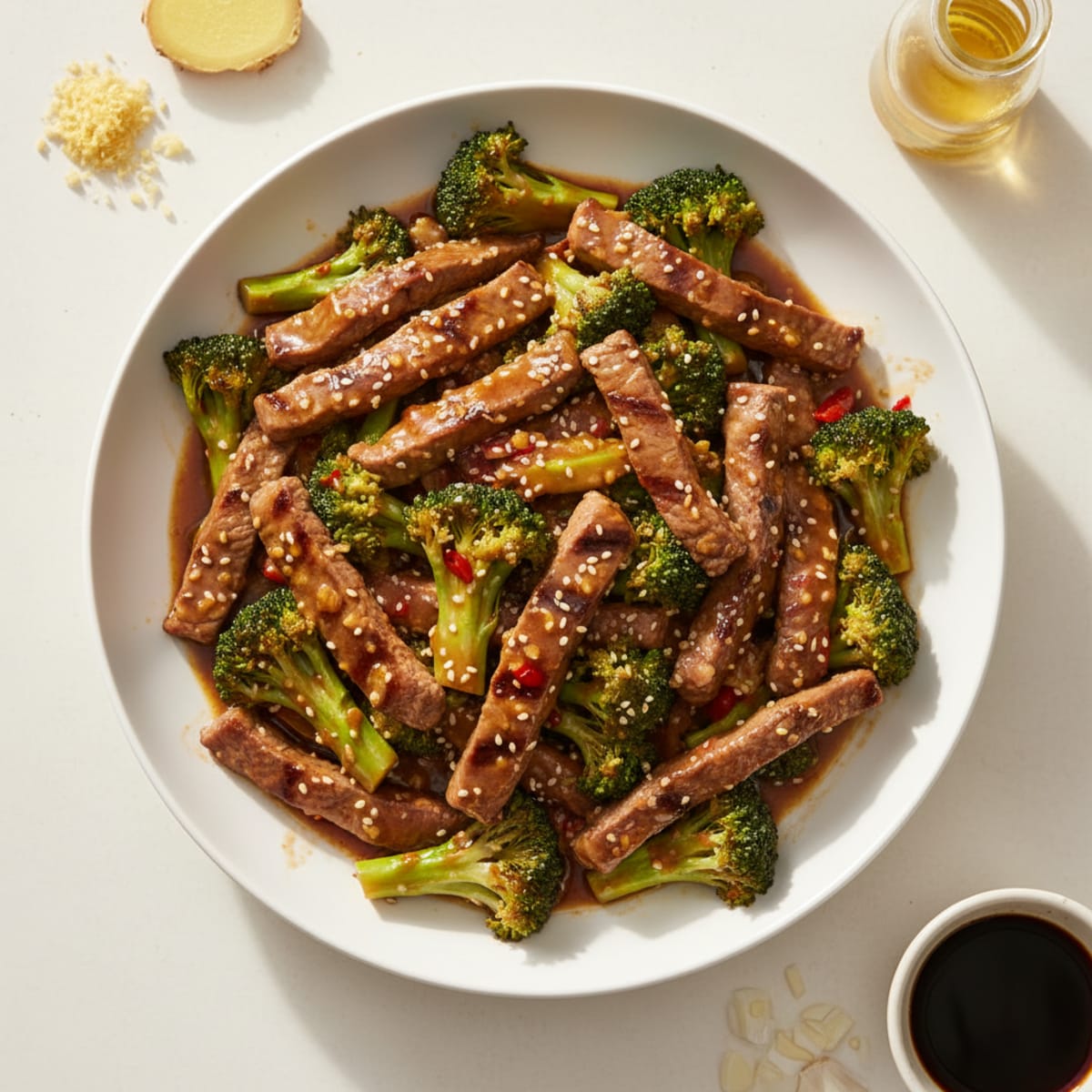 Sesame Beef & Broccoli Stir-Fry