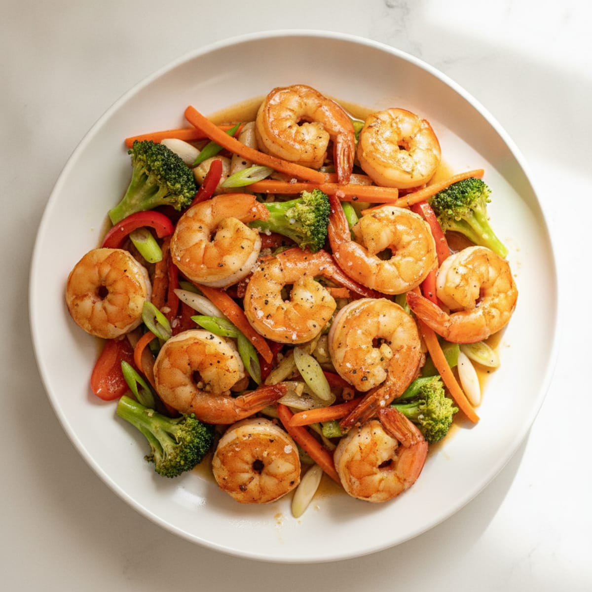 Ginger Shrimp Stir-Fry with Vegetables