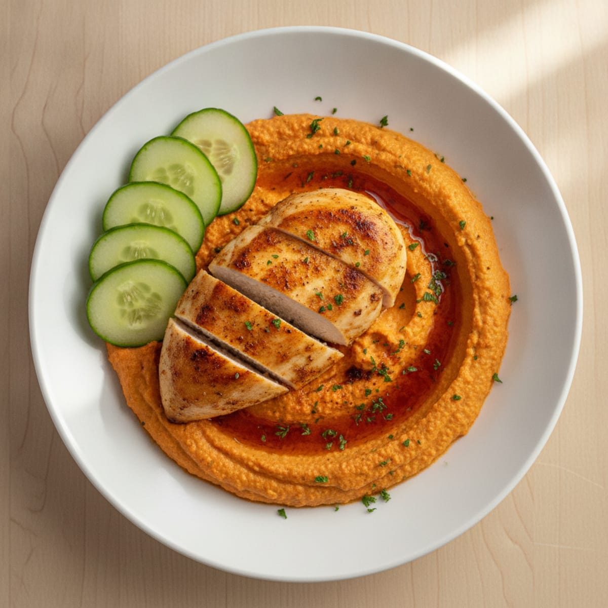 Roasted Red Pepper Hummus