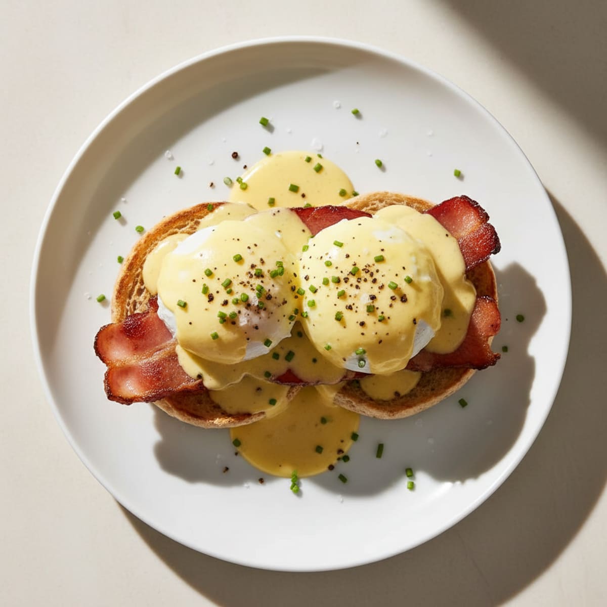 Signature High-Protein Eggs Benedict