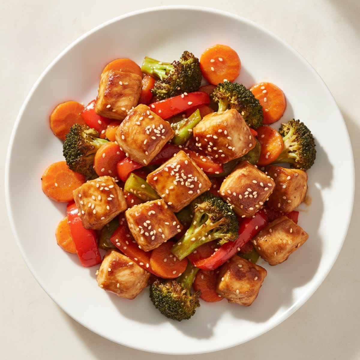 Teriyaki Chicken with Roasted Vegetables