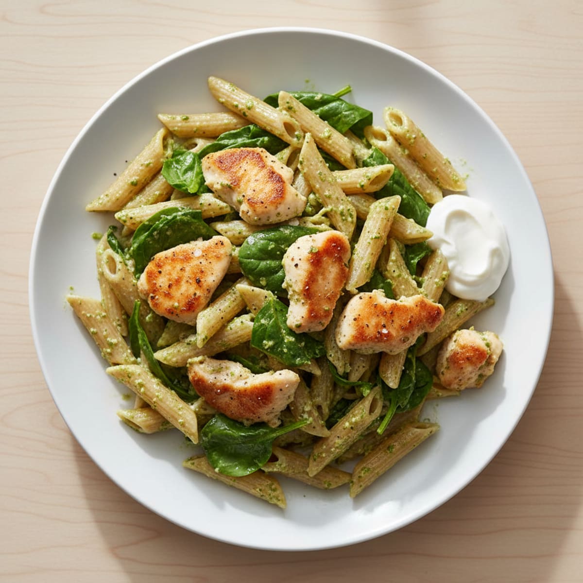 Creamy Pesto Chicken Pasta