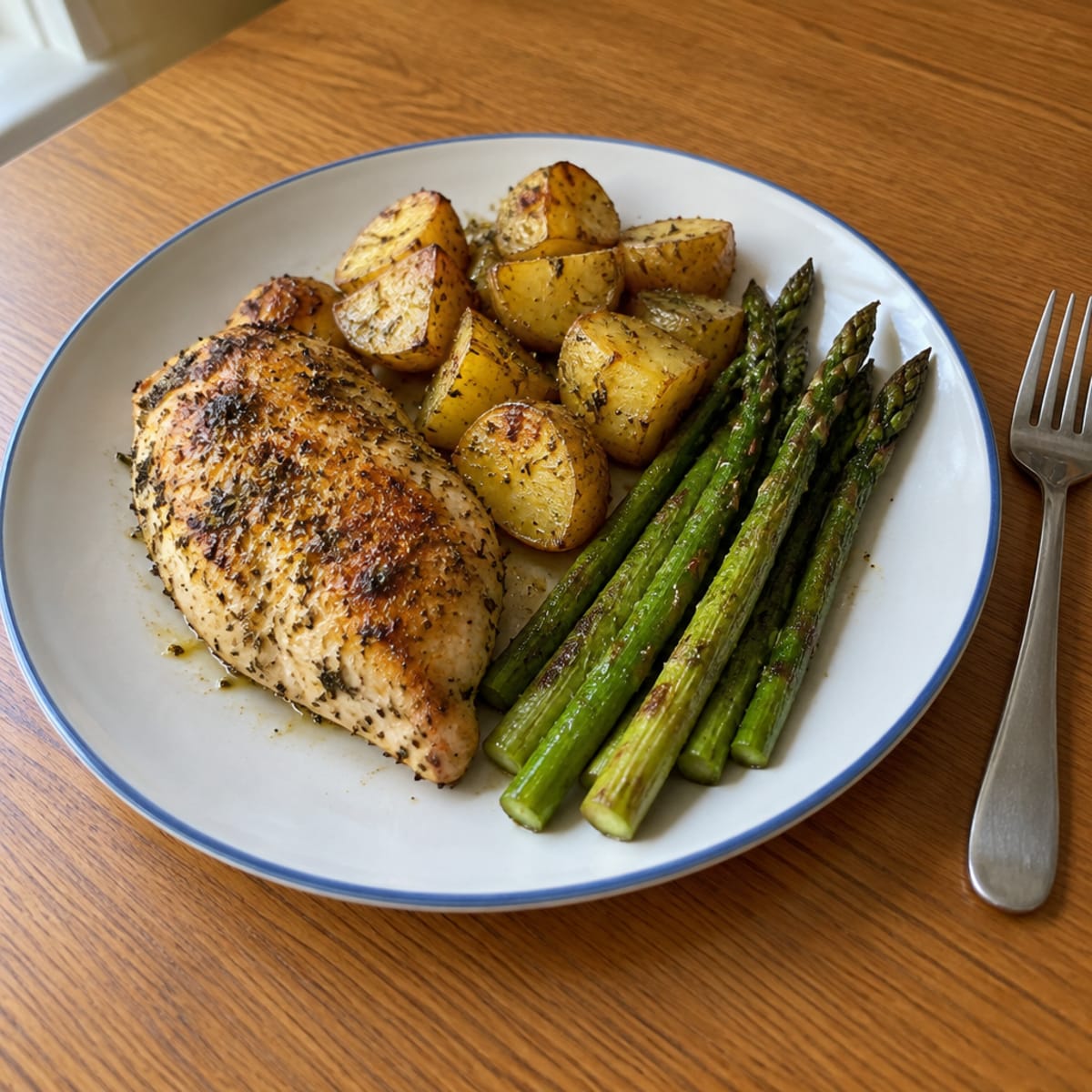Lemon herb roasted chicken