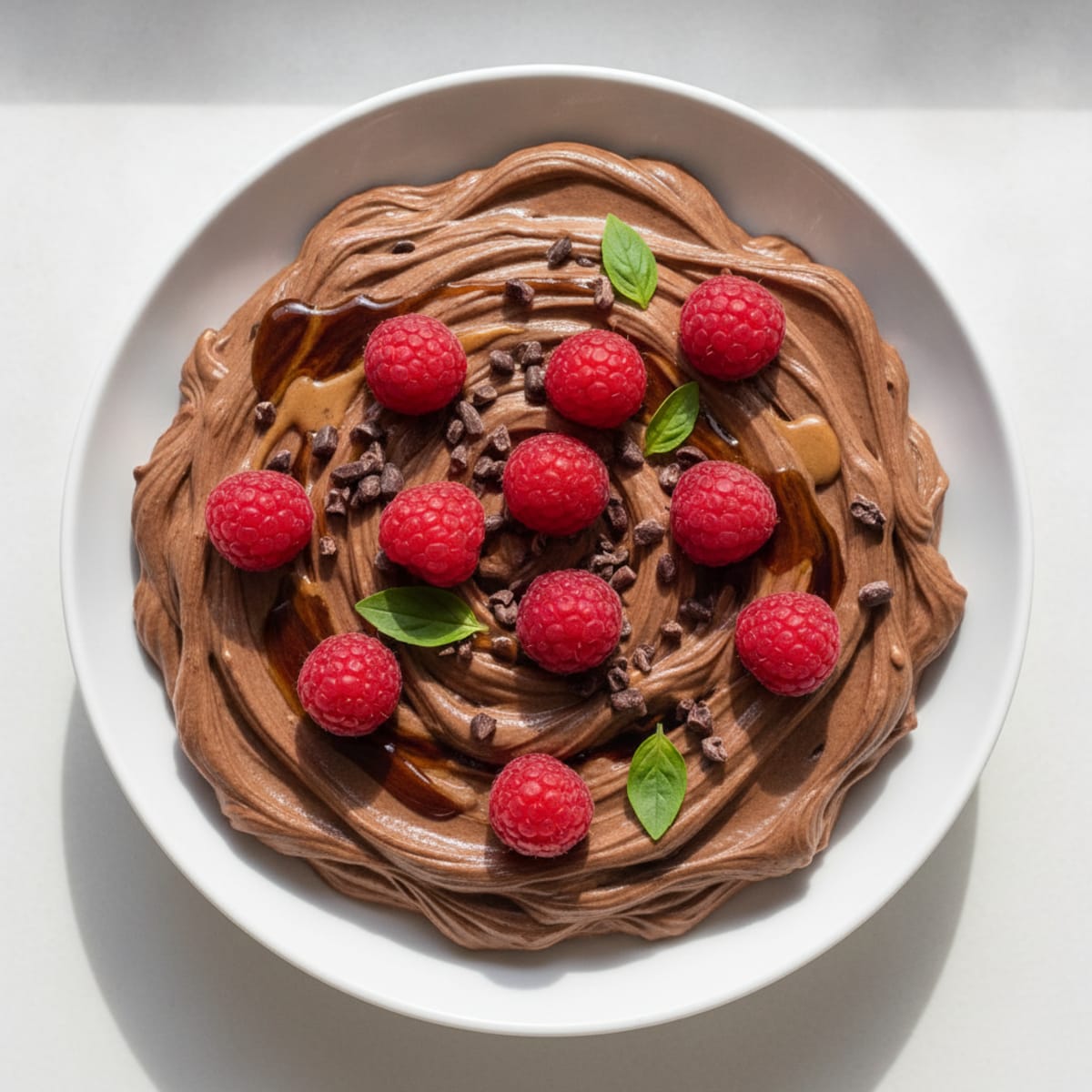 Silky Chocolate Protein Pudding with Greek Yogurt