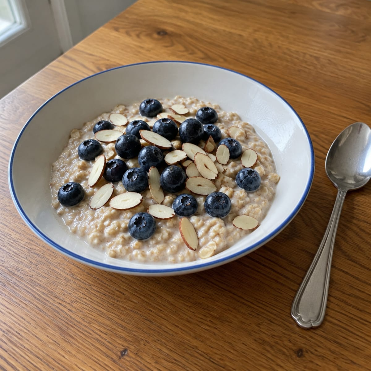 Classic creamy oatmeal bowl