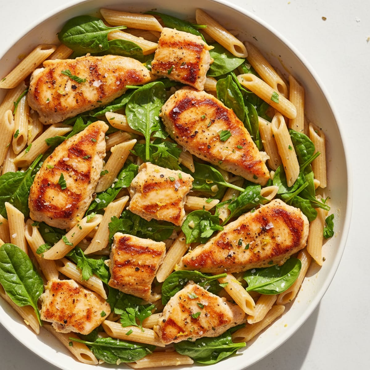 Lemon-Herb Chicken Pasta Skillet