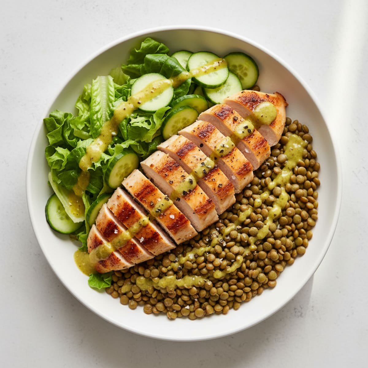 Green Lentil Power Bowl