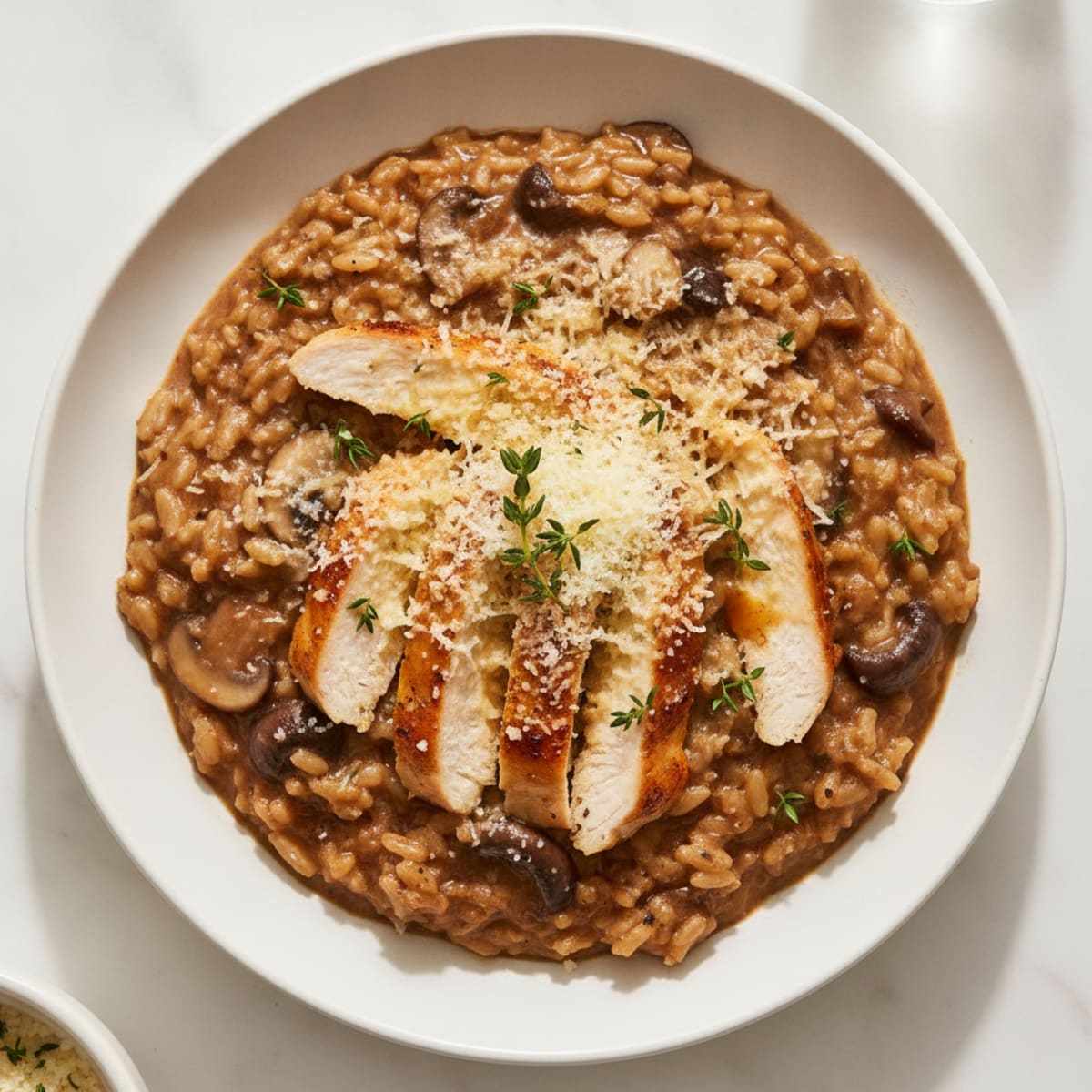 Wild Mushroom Risotto with Parmesan