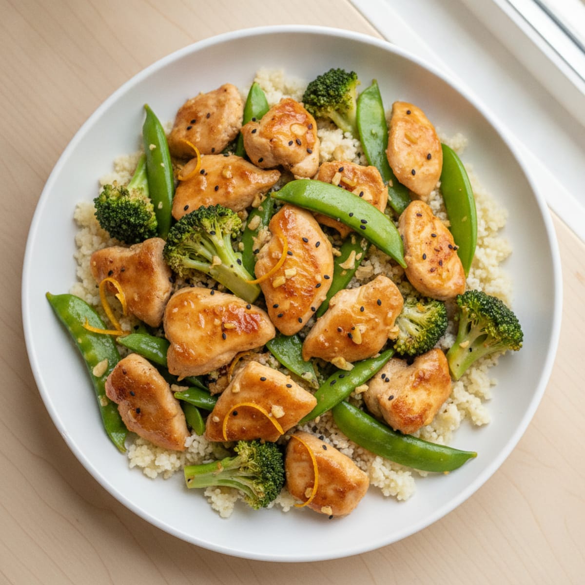Orange Glazed Chicken Stir-Fry