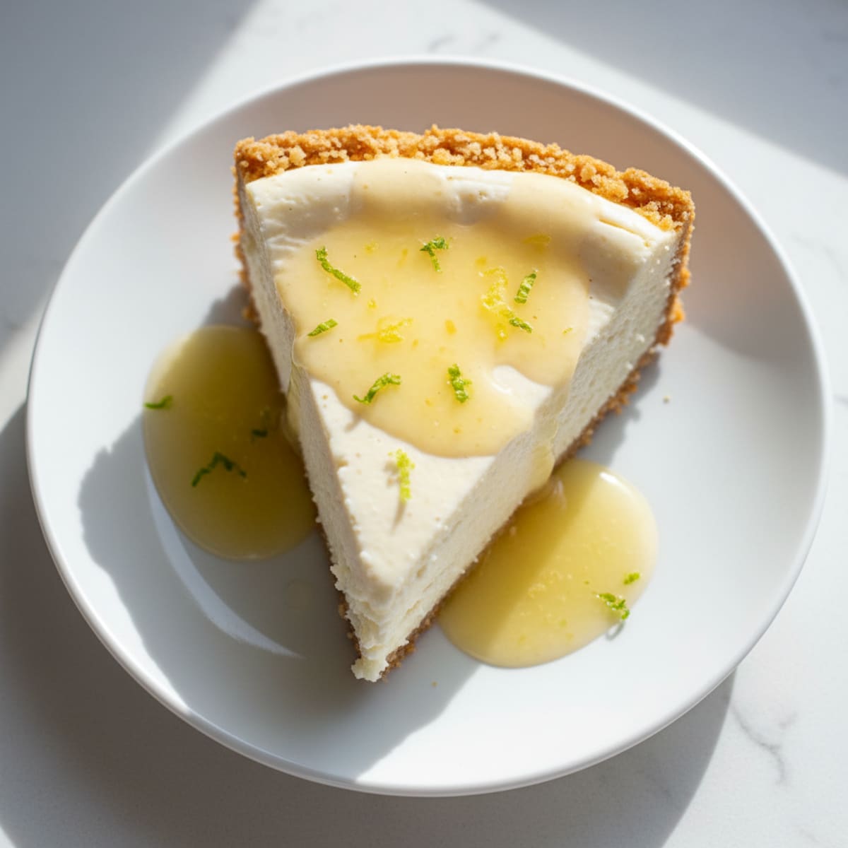 Creamy Greek Yogurt Protein Cheesecake