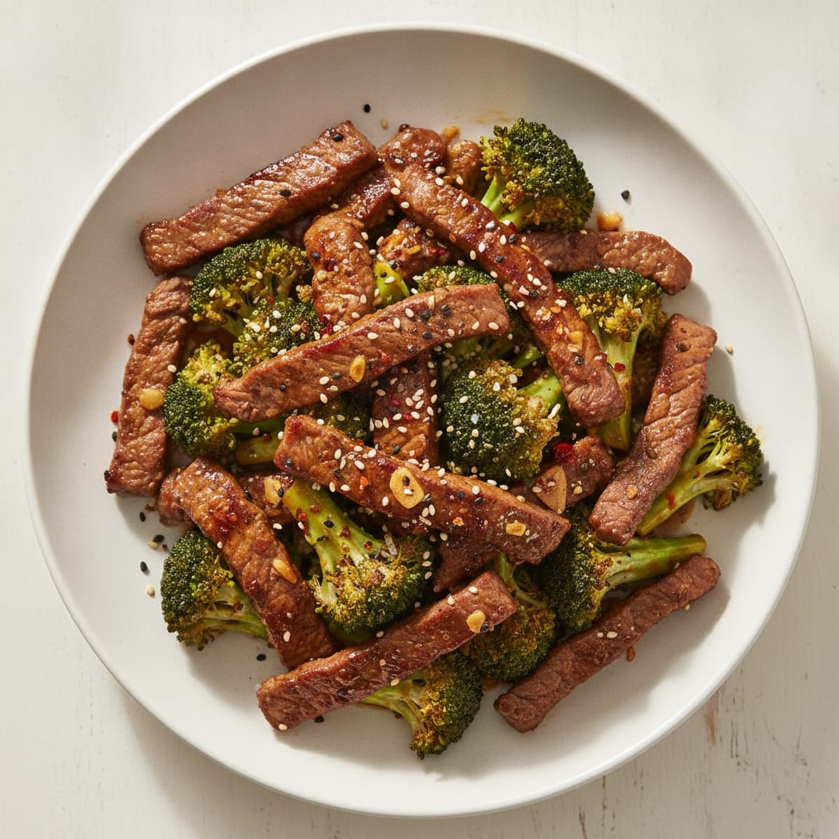 Sesame Beef & Broccoli Stir-Fry